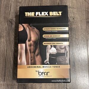 The Flex Belt Electronic Abdomnial Workout Muscle Toner NIB